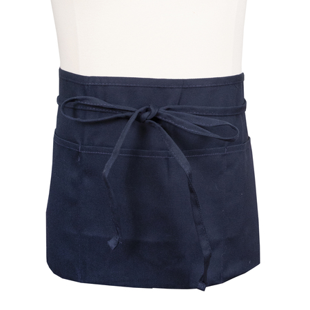 CHEF REVIVAL Chef 24/7Front-of-the-House Waist Apron - Navy Blue 605WAFH-NV